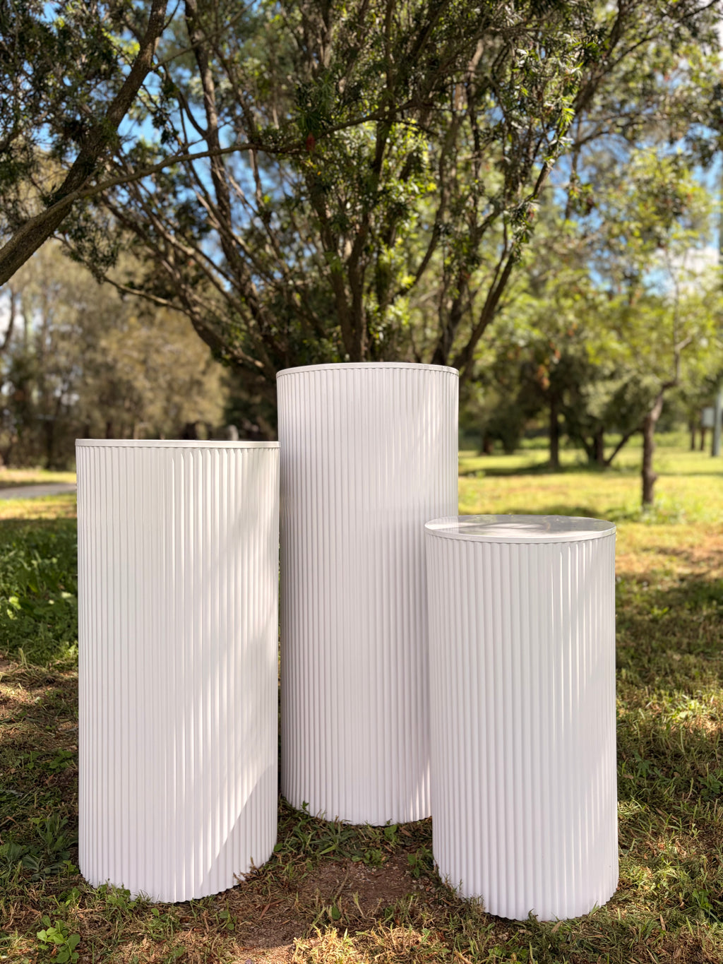 Round Roman Plinths
