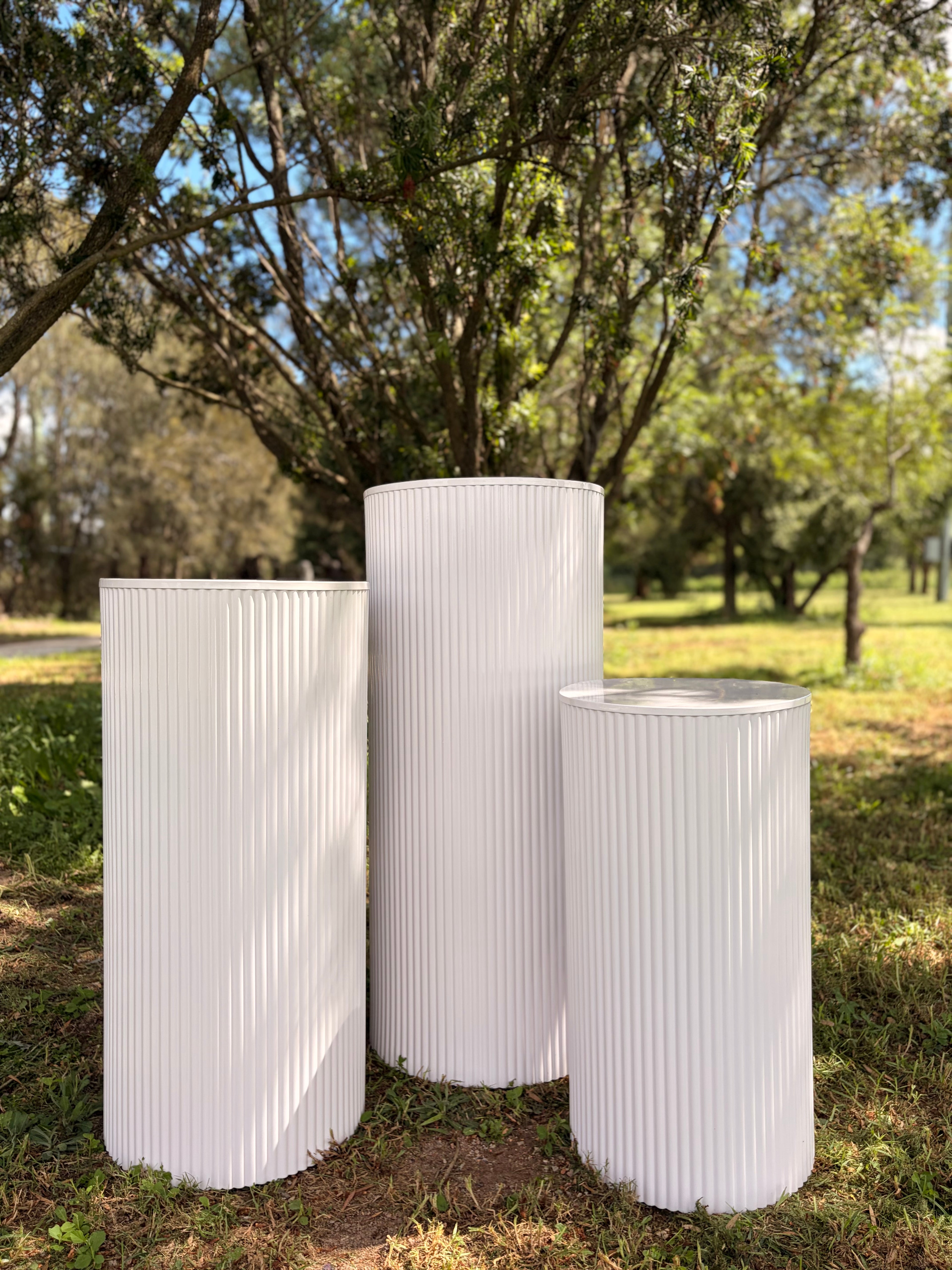 Round Roman Plinths