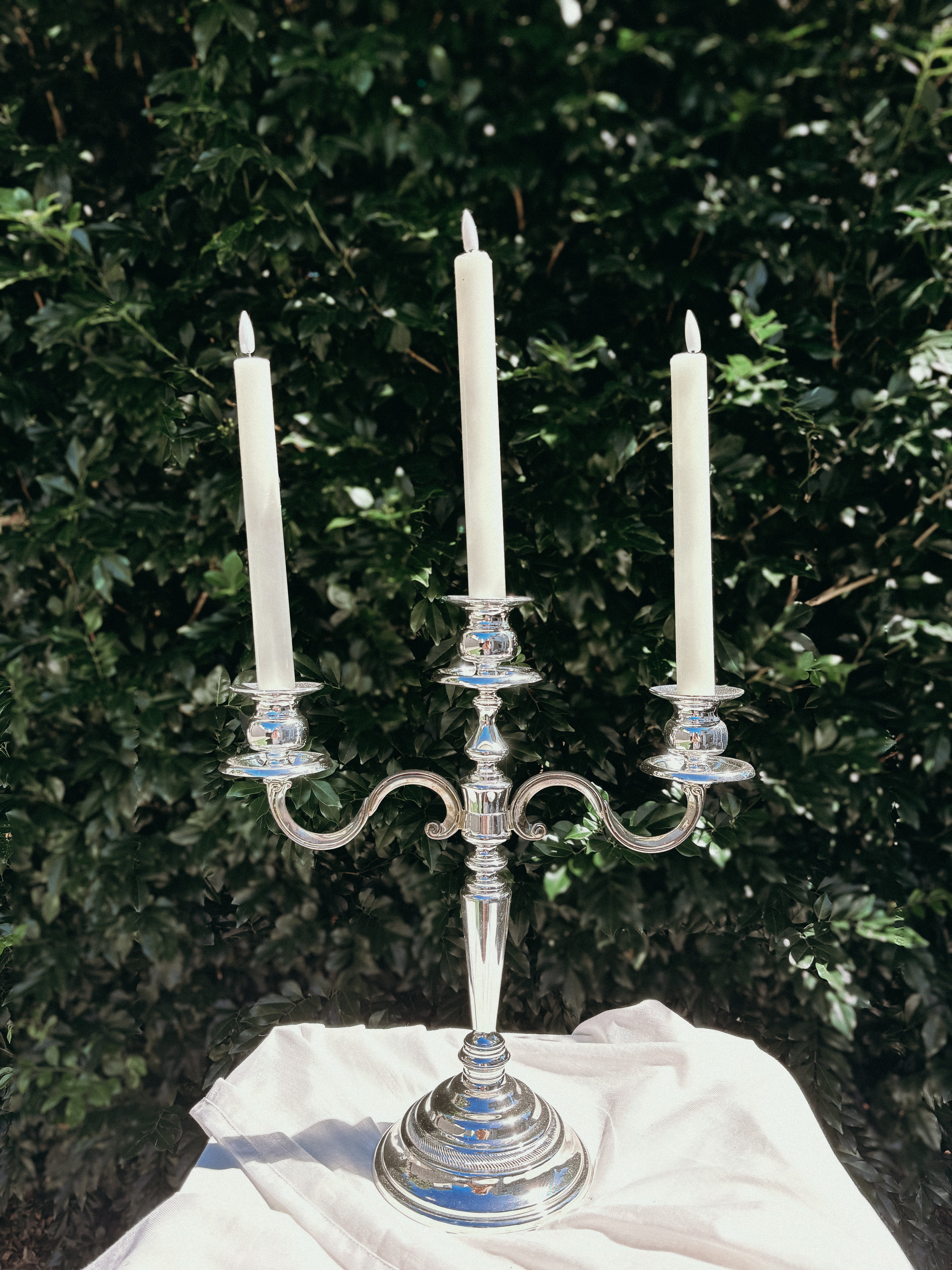 The Lucien Silver Candelabra